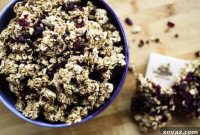 Make Ahead Monday Fuel: Ancient Grain Cranberry Dark Chocolate Granola