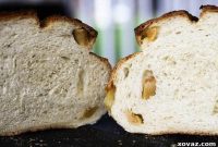 Garlic-Infused Rustic Sourdough Boule