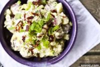 Smoky Bacon Horseradish Potato Salad