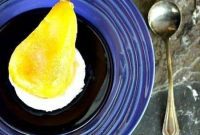 Cardamom-Honey Poached Pears