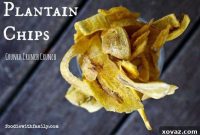 Golden Plantain Crisps