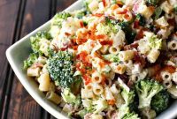 Savory Bacon Broccoli Pasta Salad