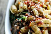 Crispy Pancetta, Mushroom, and Kale Pasta