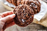 Decadent Double Chocolate Nutella Cookies