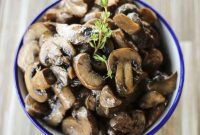 Golden Garlic Butter Mushrooms