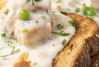 Velvety Creamed Salmon