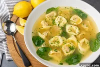 Comforting Tortellini Broth