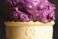 Luscious Blueberry Frozen Yogurt