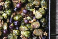 Caramelized Brussels Sprouts with Sweet Grapes and Toasted Walnuts