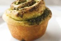 Arugula Walnut Pesto Pinwheels
