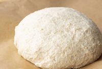 Easy No-Knead Whole Wheat Pizza Dough