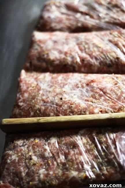 Bulk Italian Sausage ready for the freezer from Foodie with Family