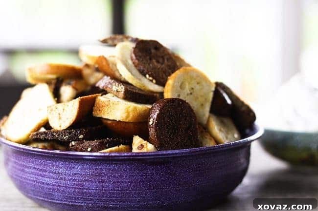 Batch Prep Garlic Bagel Chips for Monday Munchies 2 Delicious Homemade Garlic Bagel Chips – Perfect Crispy Snack