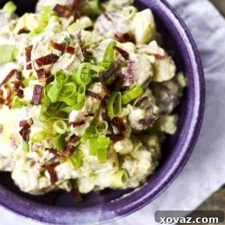 Bacon Horseradish Potato Salad, a delightful and unique side dish