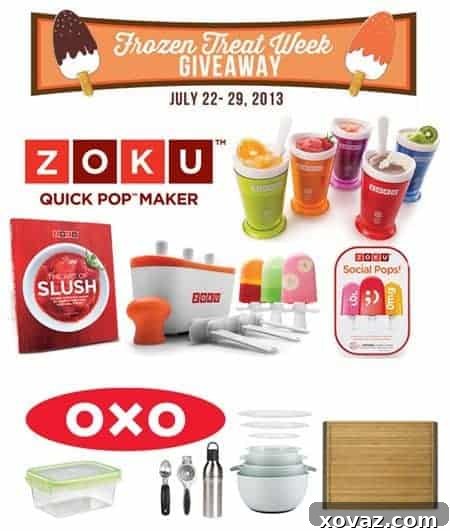 Zoku and OXO Giveaway for Frozen Treats
