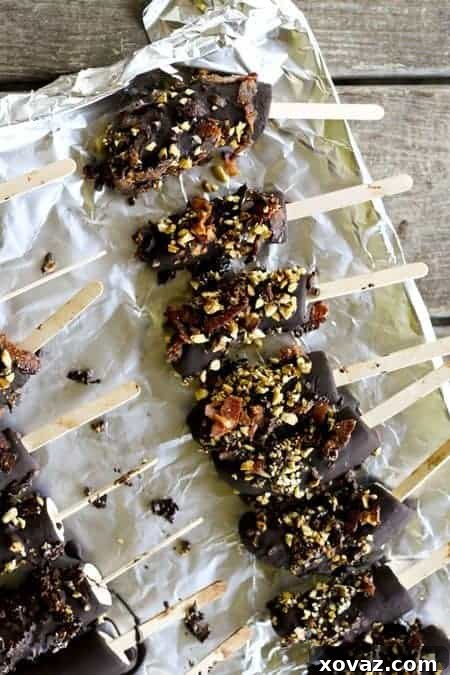 Elvis's Chocolate Peanut Bacon Frozen Banana 2 Elvis Banana Ice Pops | The Ultimate Chocolate, Peanut & Bacon Frozen Banana Recipe