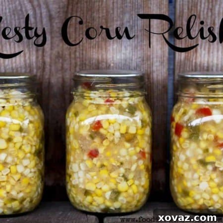 Zesty Corn Relish | Homemade Canning Recipe