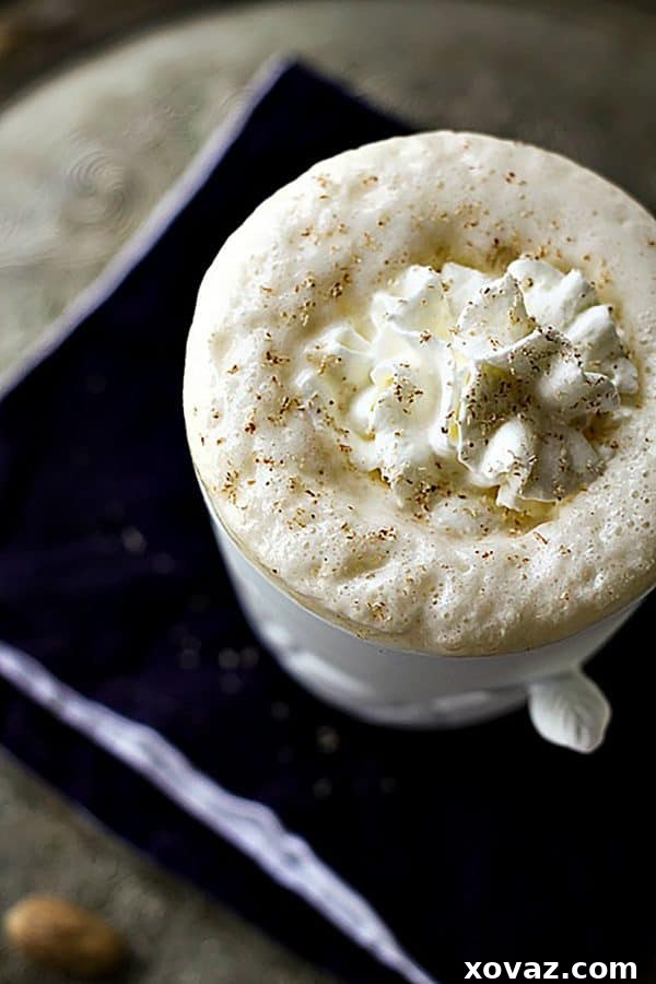 Make Ahead Mondays: Festive Eggnog Chai and Coffee Latte Creations 3 Eggnog Coffee Latte - A Starbucks Knockoff Holiday Drink