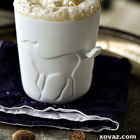 Homemade Eggnog Chai Latte - Perfect for Make Ahead Mondays