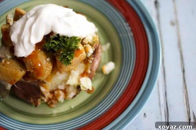 Delicious Buffalo Chicken Baked Potatoes - A Healthy Comfort Food Recipe