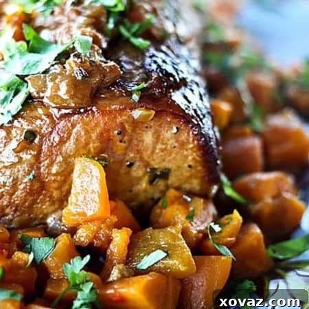 Slow Cooker Peach Salsa Pork Roast from foodiewithfamily.com