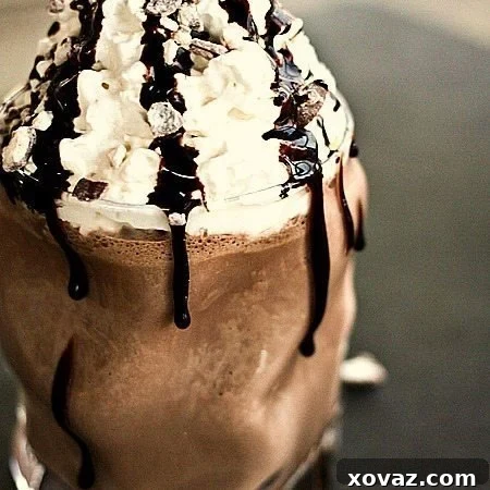 Guinness Double Chocolate Malted Milkshake with Bailey's Whipped Cream, a perfect St. Patrick's Day treat