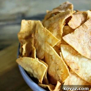 Homemade Cool Ranch Doritos: Easy, better for you, and just as great.