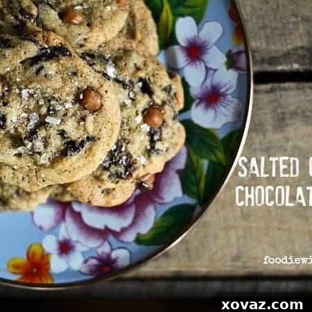 Salted Caramel Chocolate Chunk Cookies