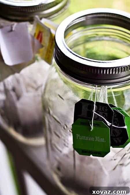 Copycat Starbucks Shaken Iced Tea From Concentrate 3 Preparing Iced Tea Concentrate in Quart Jars