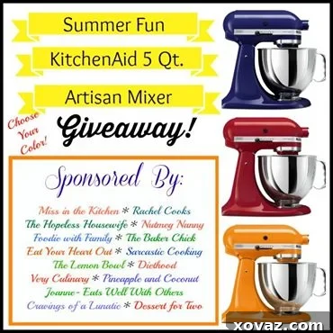 Kitchen Aid Giveaway on foodiewithfamily.com