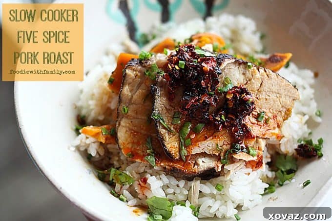 Slow-Cooker Five Spice Pork Roast with Sweet Potatoes foodiewithfamily.com