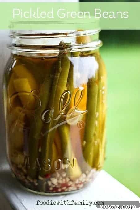 Crunchy Dilly Snaps 2 Homemade Pickled Green Beans: Dilly Beans - a simple canning project