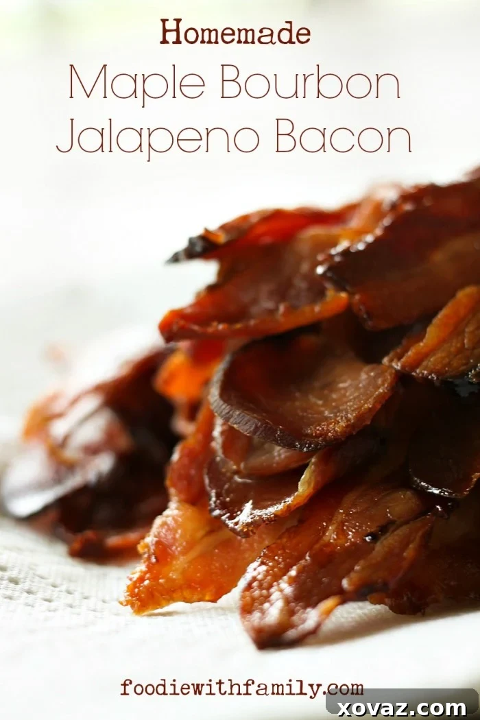 Bourbon Infused Maple Jalapeno Bacon 2 Homemade Maple Bourbon Jalapeno Bacon from foodiewithfamily.com Made with no preservatives!