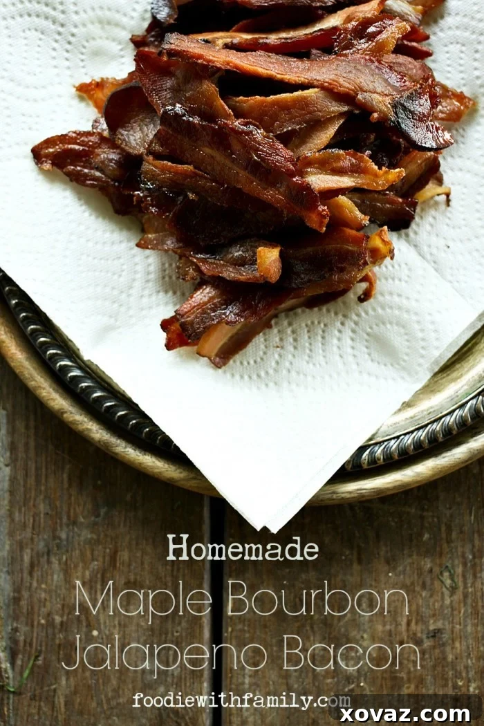 Bourbon Infused Maple Jalapeno Bacon 4 Homemade Maple Bourbon Jalapeno Bacon from foodiewithfamily.com Made with no preservatives!