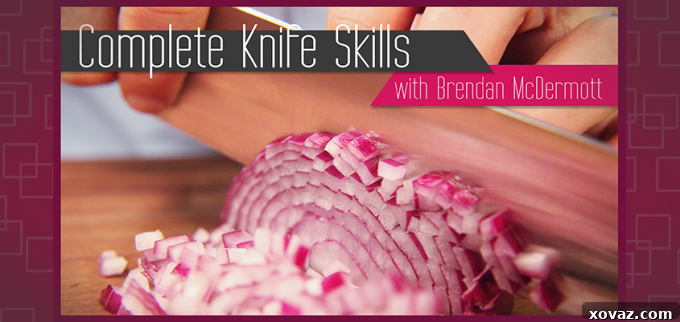Slice, Dice, and Conquer: Your Guide to Essential Knife Skills for Dishes Like Ratatouille 3 The 'Complete Knife Skills' online course from Craftsy and foodiewithfamily.com.