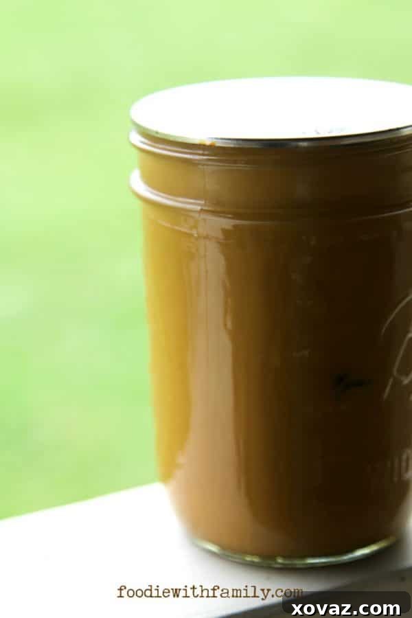 Hands-Off Slow Cooker Dulce de Leche From Scratch in Jars 3 Perfectly creamy and thick dulce de leche made in the slow cooker, ready for any dessert. Foodie with Family.
