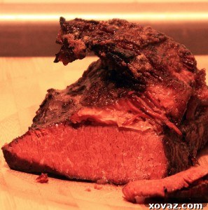 Signature Glazed Corned Beef 4 Ain't it perty? Good enough to make your tongue slap your brain silly.