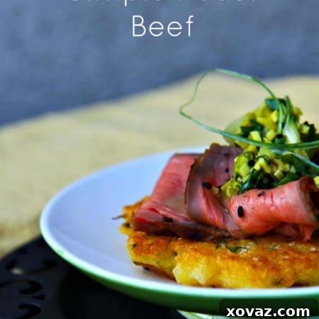 Easy to make, impressive Korean Inspired Simple Roast Beef