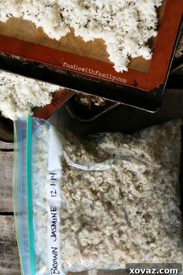 Freeze Rice for Perfect Fried Rice and Fast Meals 2 How and Why You Should Freeze Cooked Rice for perfect fried rice, refreshing rice salads, and last-minute quick meals.