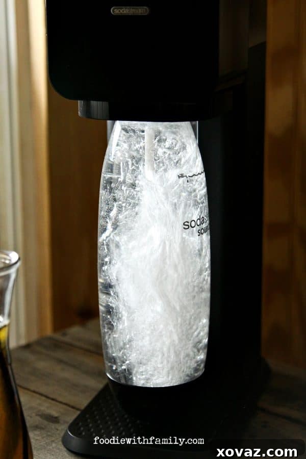 Mega Vanilla Syrup and Homemade Cream Soda from foodiewithfamily.com and the SodaStream Play #sponsored