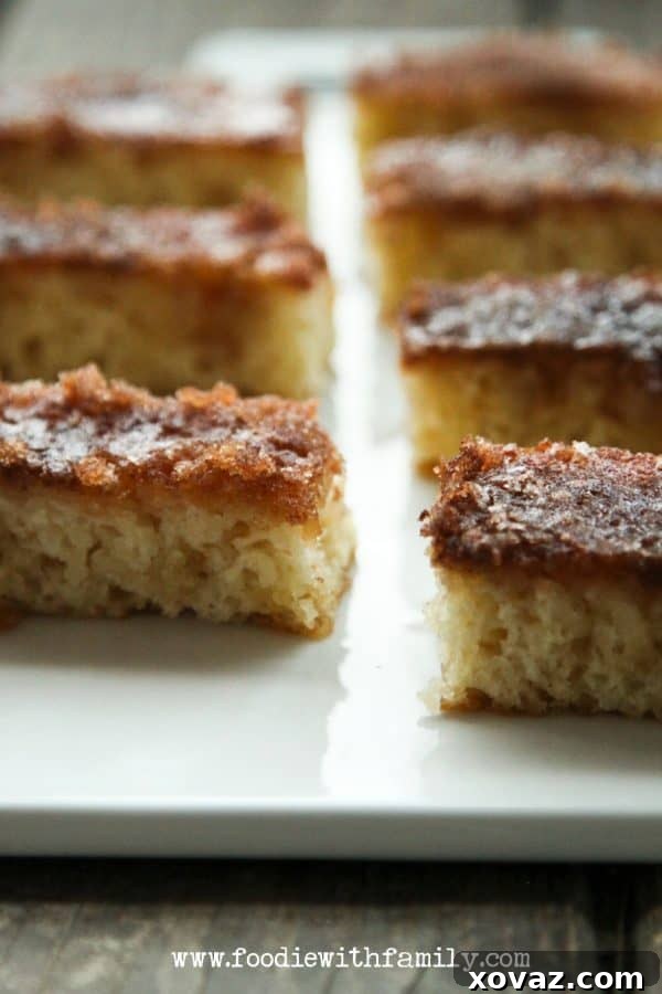 Golden Cinnamon Toast Cake 3 Buttery, tender, indulgent Cinnamon Toast Cake, a family favorite dessert or snack