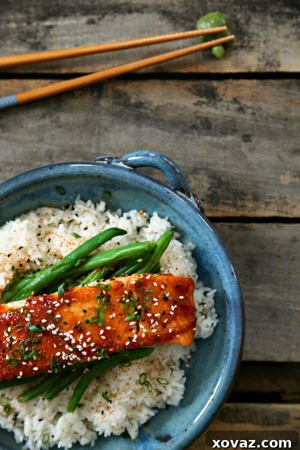 Blood Orange Miso Glazed Salmon from foodiewithfamily.com