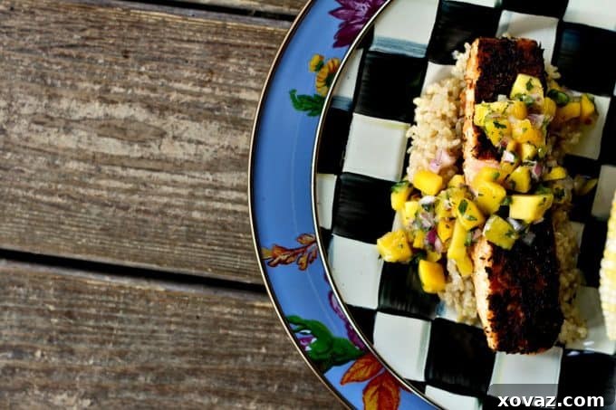 Cajun Blackened Salmon {20 minute meal} from foodiewithfamily.com