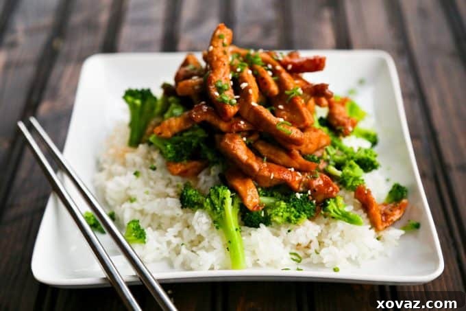 Luscious Ginger-Garlic Glazed Sticky Pork 3 Easy Garlic and Ginger Sticky Glazed Pork Stir Fry, perfect for a quick meal.