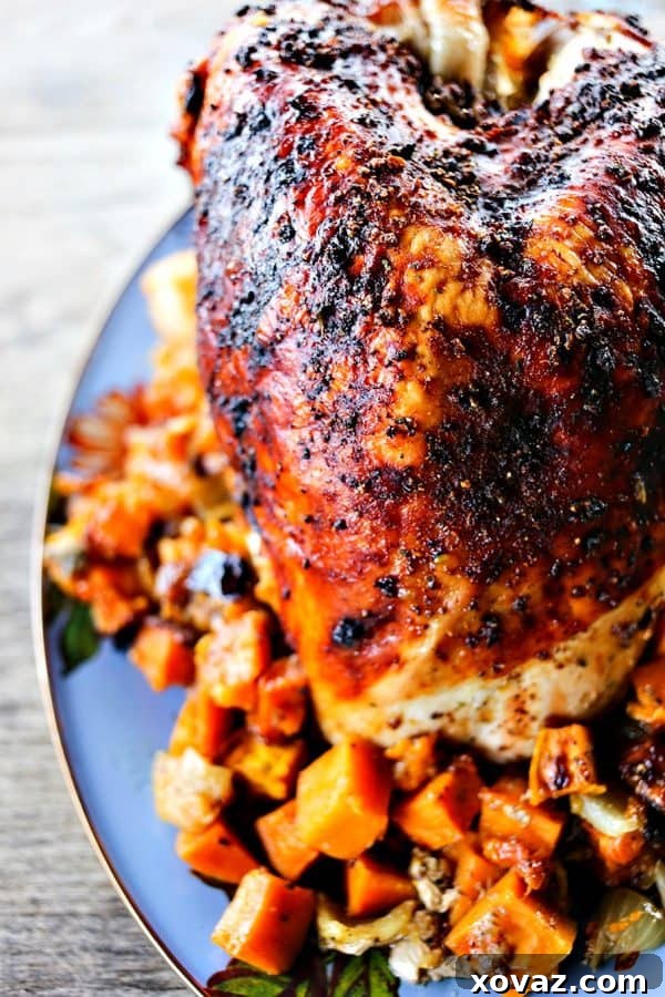 1-Pot Roast Turkey Breast Dinner with Sweet Potatoes and Cranberry Dry Rub