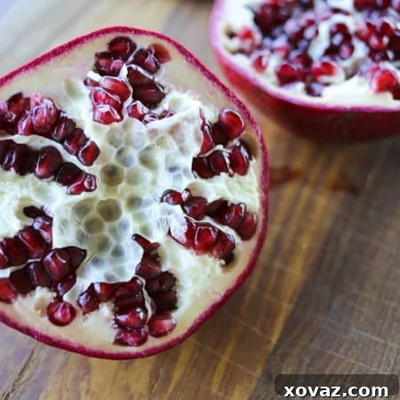 The easiest method by far; How to Deseed a Pomegranate in 1 Minute flat!