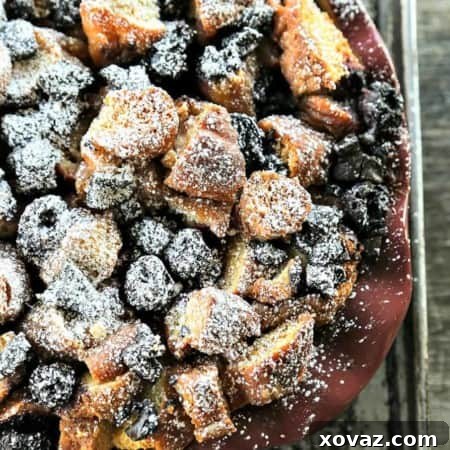 Chocolate Cherry Doughnut Bread Pudding