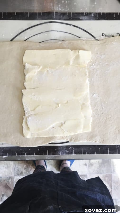 Bake Bakery-Quality Croissants at Home 5 Pain au chocolat pastry being made with foodiewithfamily.com