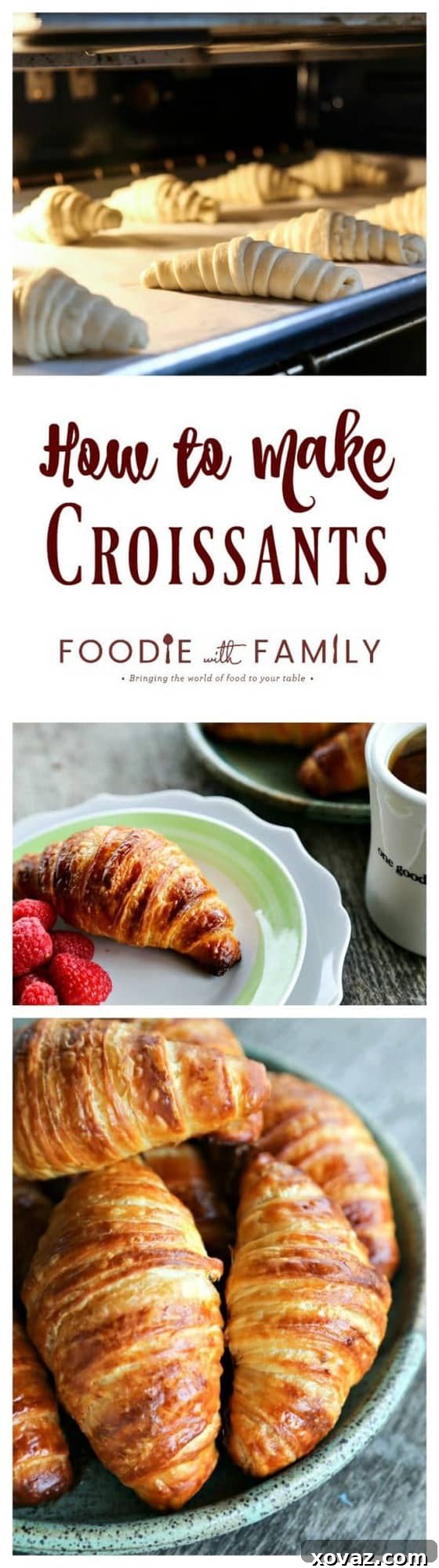 Bake Bakery-Quality Croissants at Home 8 How to Make Croissants: turn your kitchen into a bakery and make perfectly flaky, deep brown, many layered croissants perfect for breakfast, snack, or sandwiches.
