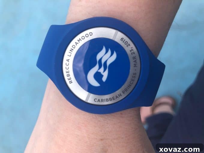 Ocean Medallion on the Caribbean Princess by the pool